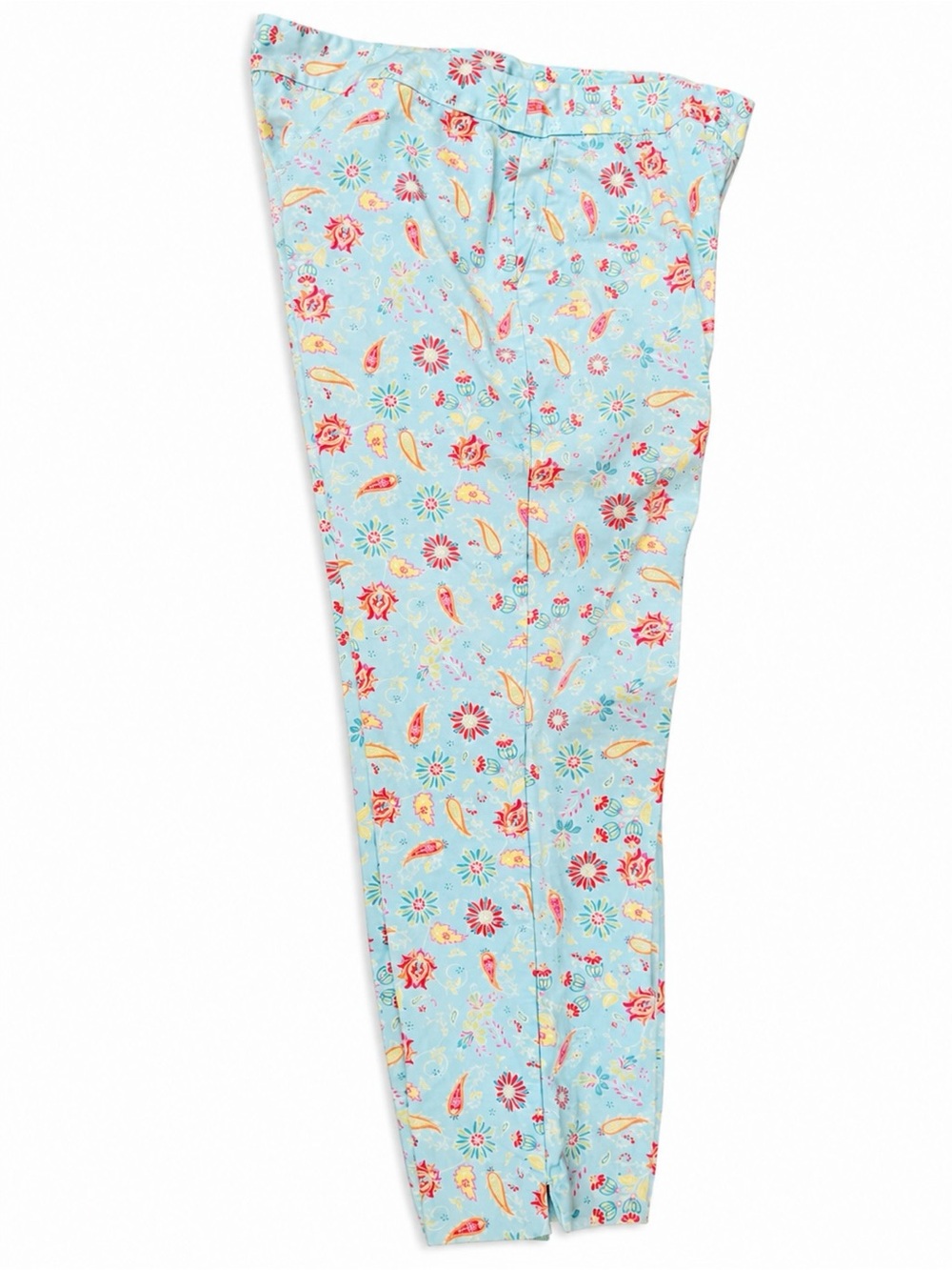 Liz Claiborne Light Blue Floral Girls Pajama Pants - Picture 2 of 4